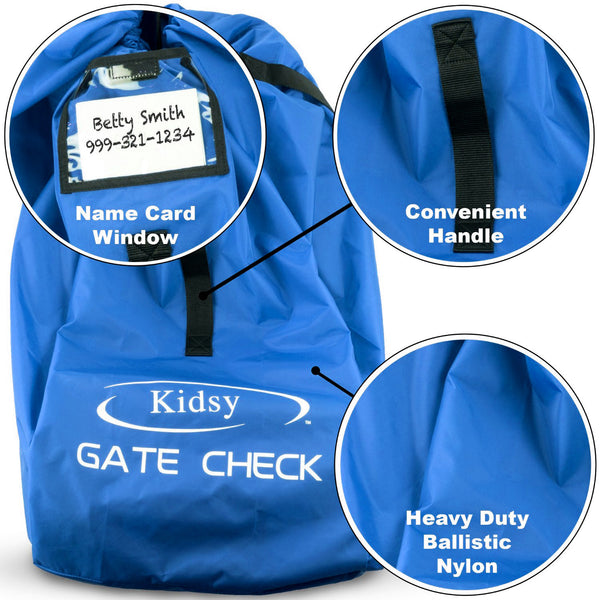 Kidsy® Car Seat Travel Bag - Blue